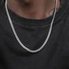 Hip Hop Cuban Chain Necklace Rock Stainless Steel Basic Chain Men Necklace Simple Necklace For Women Fashion Party Jewelry