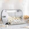Stainless Steel Grilled Cage, BBQ Grill Roaster, Rolling Grill Basket for Vegetables, Rotisserie Peanut Beans Basket