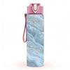 1PC Pale Blue Grey Wavy Marble Texture Background 750ml Color Plastic Sports Water Bottle Leakproof Flip Straw Lid Suitable for Sports Office Home Use