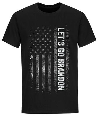Fjb Let'S Go Brandon Joe Biden Funny Political Shirts Trump Usa Flag Unisex T-Shirt
