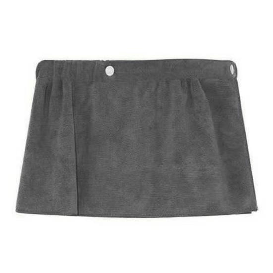 

Мужские пляжные полотенца-кюлоты с эластичной талией и застежкой на пуговицы, однотонные полотенца, юбка, купальники, пляж, душ, спортзал, пижамы серый