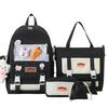 Primary School Girl Four Piece Set Junior High School High School Student Backpack College Boy Backpack