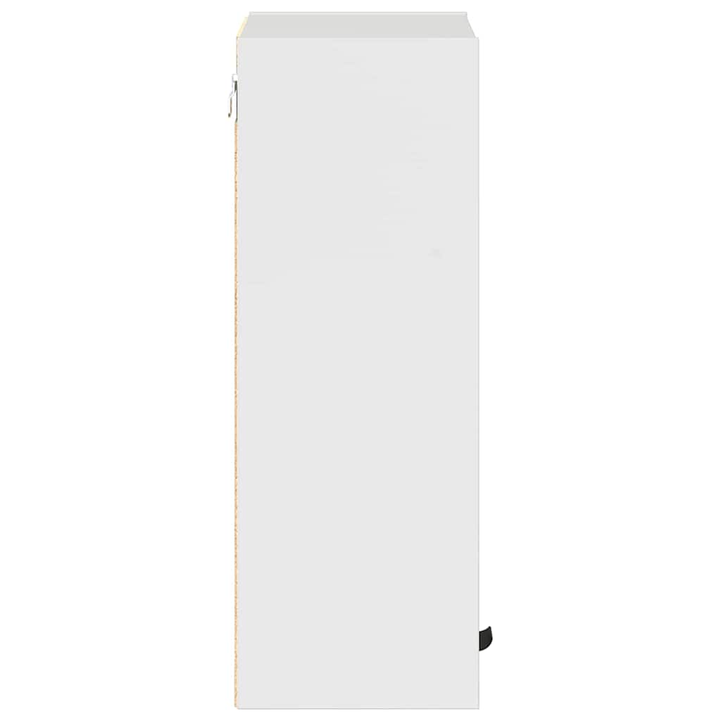 Bathroom Wall Mounted Cabinet High Gloss White 39 X 23.5 X 65 Cm