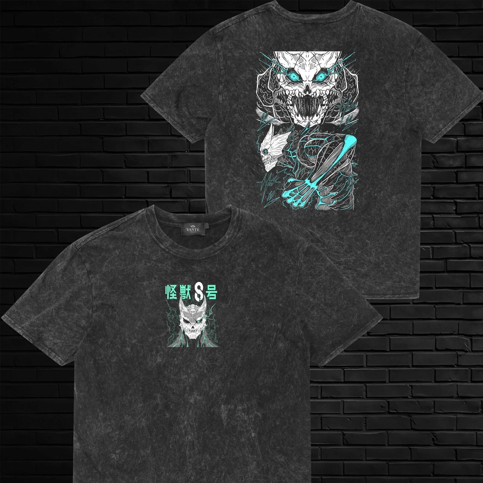 Kafka Hibino Kaiju 8 T-Shirt Graphic Tee Mens Unisex Cotton Streetwear Gift M