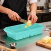 4 Covered Silicone Freezer Molds - Soup Cubes With Reinforced Steel Edges For Leftovers, Soup Sauce Casseroles Meal Prep