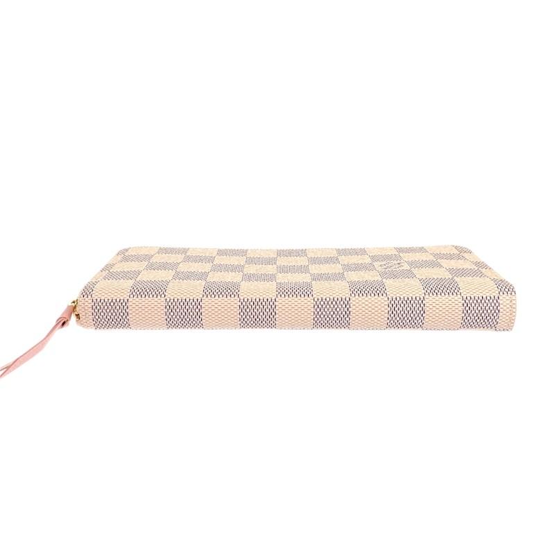 Louis Vuitton N61264 Purse White Damier Azur Canvas Women
