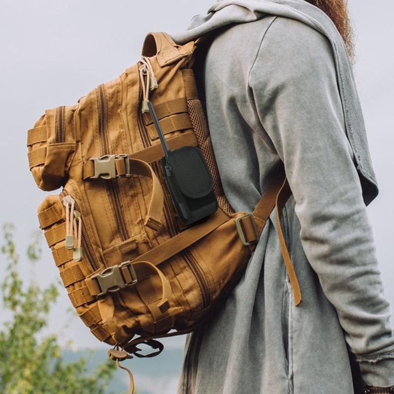 Tactical Soft Compatible Two Way Radio Case Water Resistant Manager For Outdoor Quests