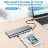 Type-C 11-in-1 Multiport Docking Station with HDMI HD Hub