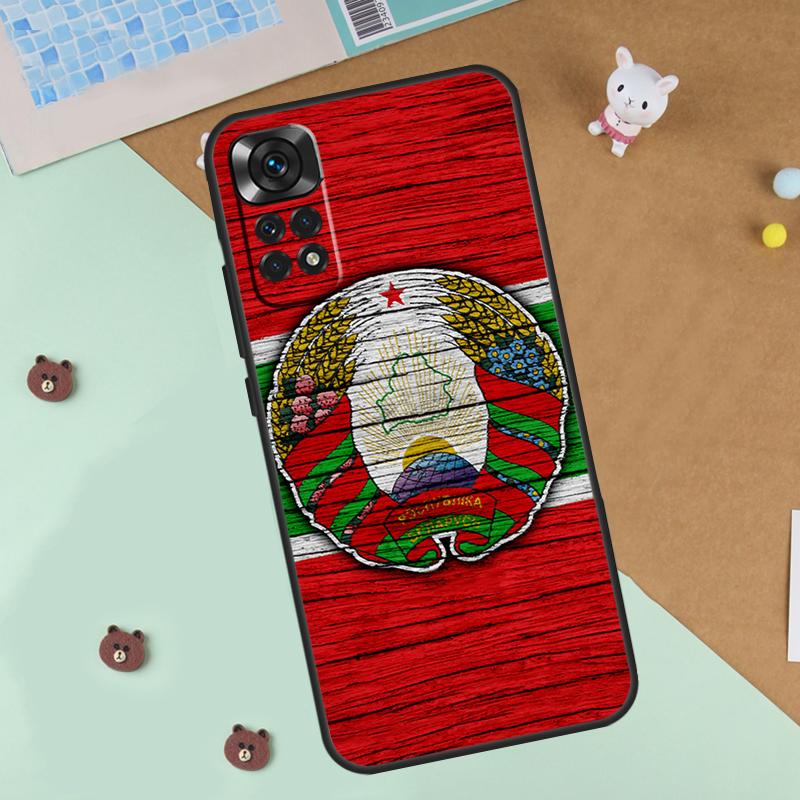 Belarus Flag Coat of Arms Case For Xiaomi Redmi Note 13 12 11 9 10 14 Pro 10S 11S 12S Cover For Redmi 13C 10C 12C 14C