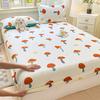 Floral Printed Mattress Cover Cotton Soft Single Queen King Size Bed Sheet Household Bedding No Pillowcase