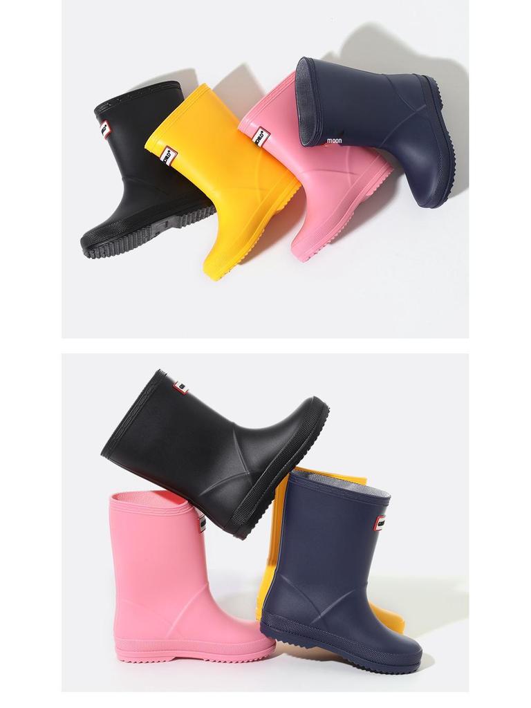 Dziecięce wodoodporne antypoślizgowe kalosze dla chłopców i dziewczynek, w wieku 2-8 lat - Oryginalna prosta jakość