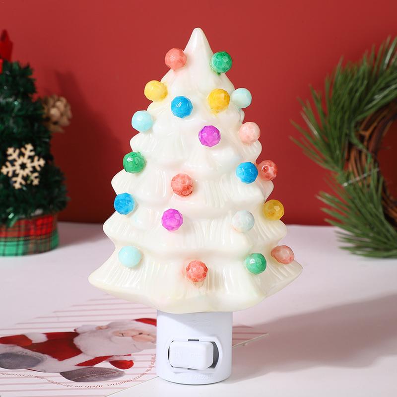 Steckdosen-Nachtlicht Weihnachtsbaum Kleines Zimmer Deko Licht Weihnachts-Nachtlichter Dekorative Tischlampe Für Zuhause Badezimmer Schlafzimmer