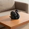 Elegant White Swan Statue Easy To Use Swan Couple Figurine Black Swan Ornaments  Office Decor