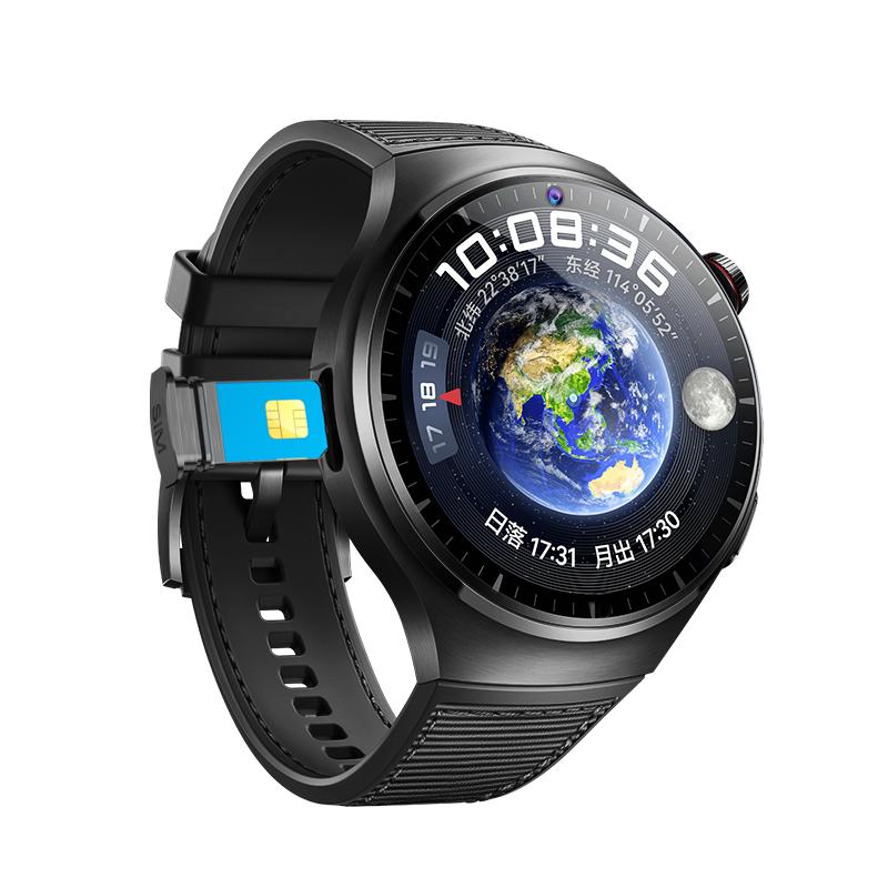 Rainbuvvy B14 4G Smart Phone Watch 2GB+16GB AMOLED HD Screen Impermeabile Full Touch Watch GPS WIFI All-netcom Monitoraggio della frequenza cardiaca Orologio Android