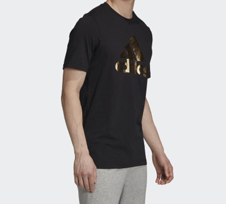 Men's T-Shirt Adidas Set in Sleeve T Shirt Men's Black