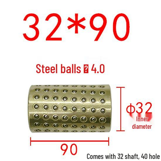 Golden Copper Ball Bearing Cage Mold Guide Bush Holder