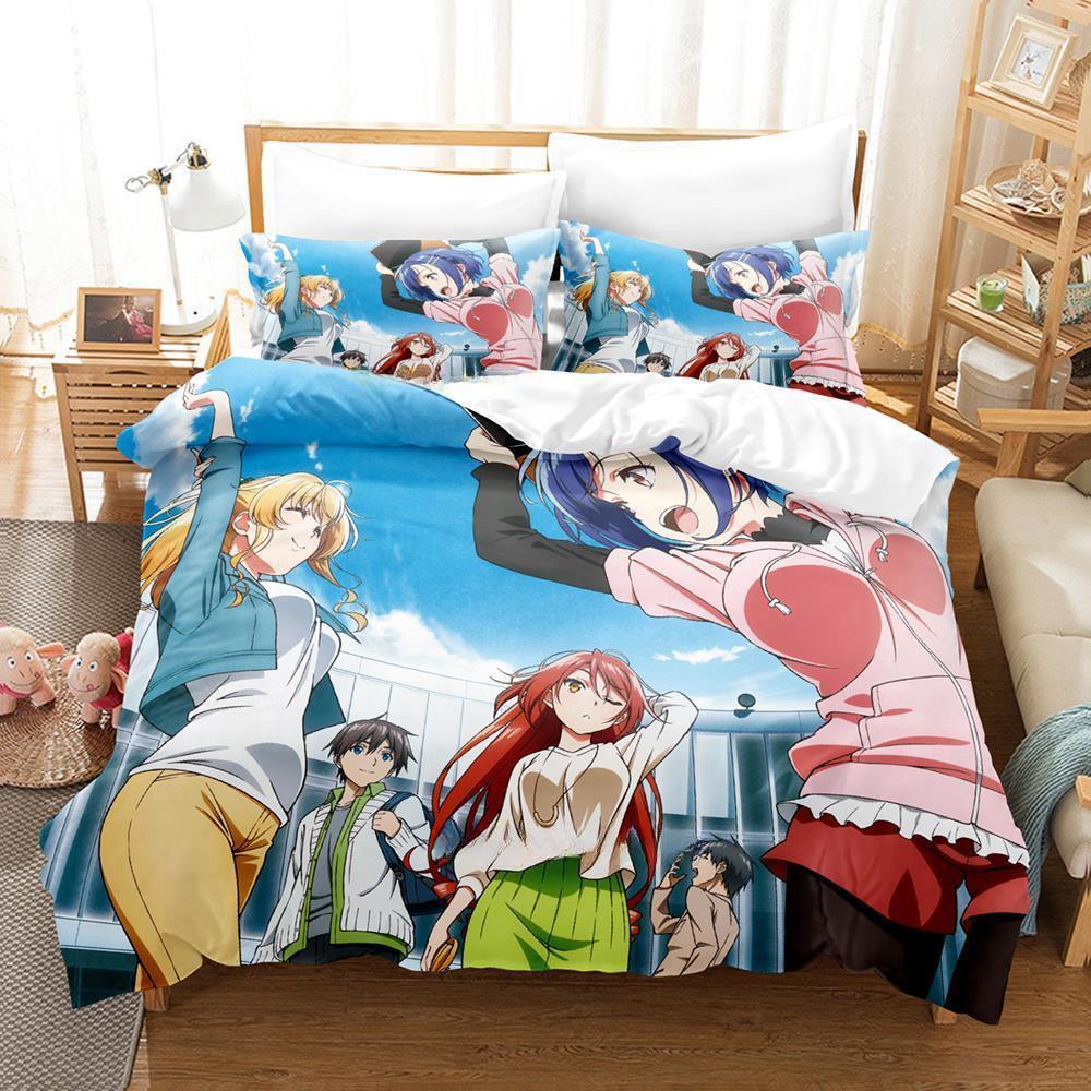New Remake Our Life! Bedding Set Single Twin Full Queen King Size Bed Set Adult Kid Bedroom Duvet Cover Sets Anime Bed Sheet Set