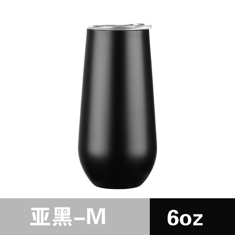 Double Wall U Shape Stainless Steel 6oz Coffee Mug Drinking Wine Mug 180ml Insulated Thermos Vacuum Cups