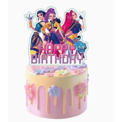New Cartoon Anime Cute And Fun Birthday Themed Party Suitable For Children'S Cake Decoration Ornaments