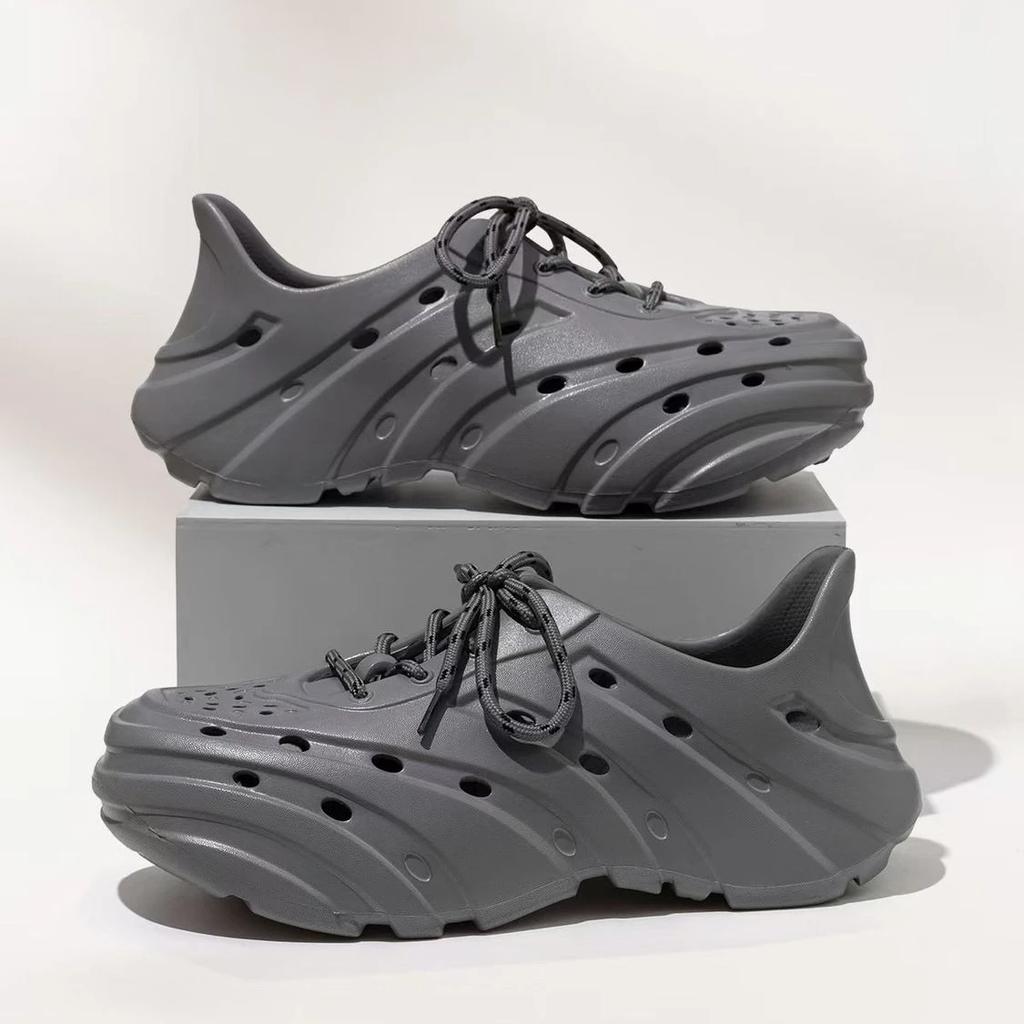 Fashion Outdoor Male Shoe Height Closed Toe with Platform Hole Shoes Comfortable Adult New Design 2025 Number 41 Daily Use Men's Sandal