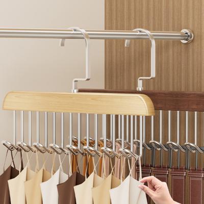 Tank Top Hanger Bra Underwear Holder 360-Degree Rotatable Strong Load-bearing Multi-Function Sling Hanger Wardrobe Organizer
