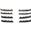 8PCS Lower Chrome Grille Trim Molding Kit For Volkswagen For VW Jetta 2005-2010 1KM898653