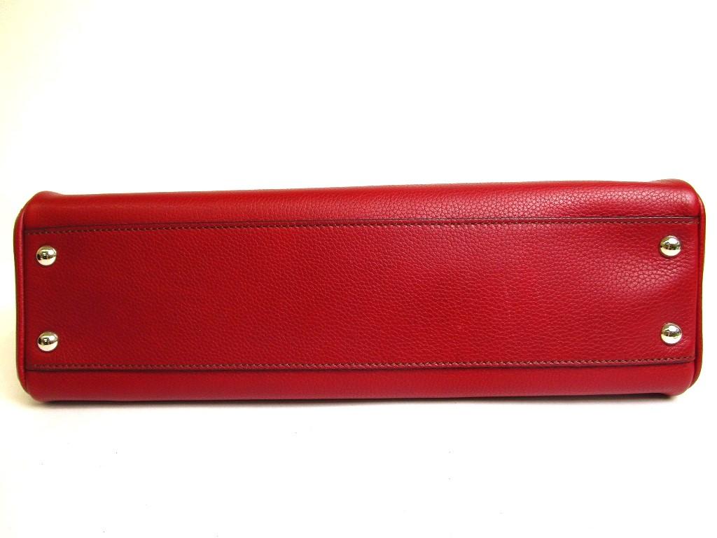 Authentic Cartier Wine Red Calf Leather Hand Bag Purse Marcello de Cartier SM #a147  Refurbished