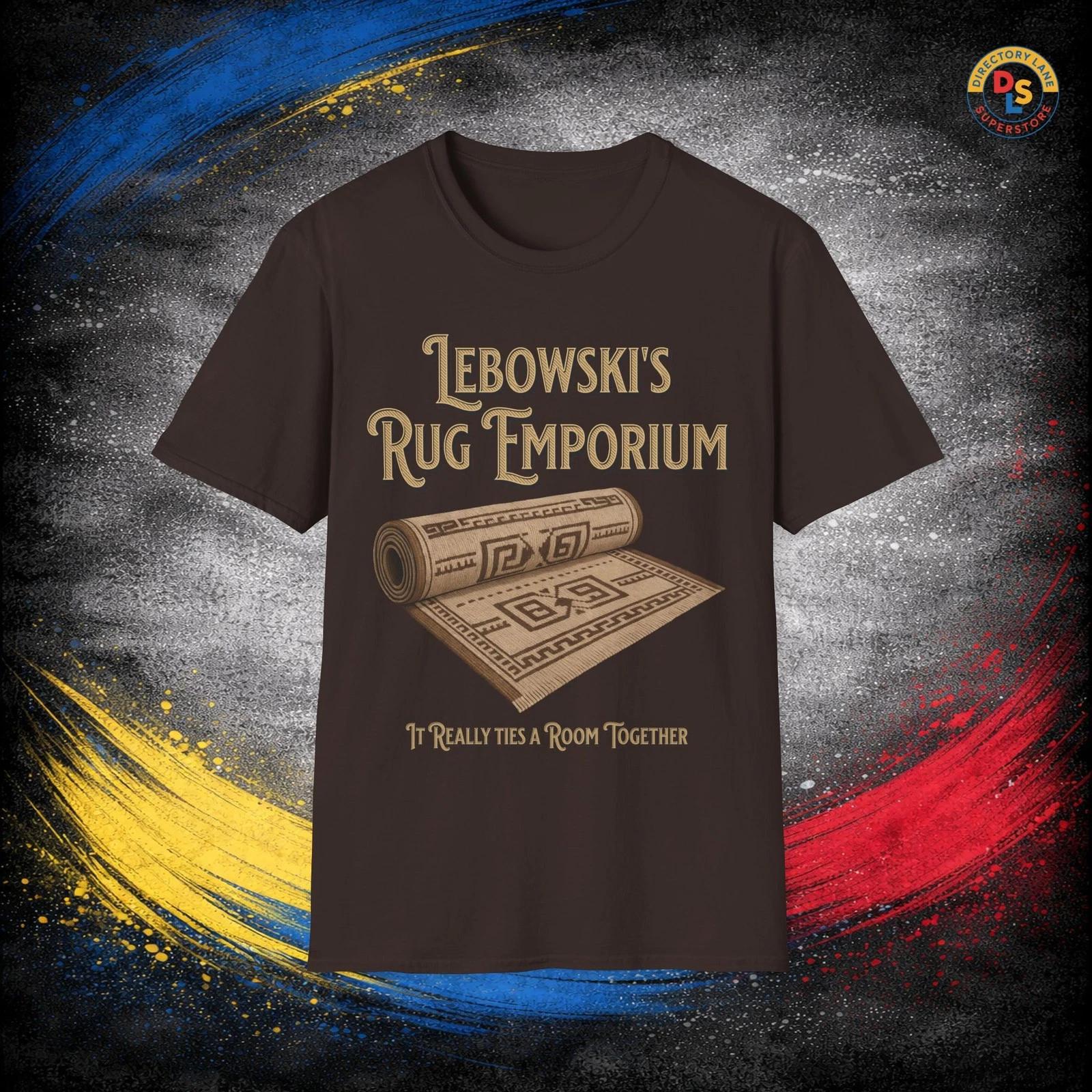 

Lebowski s Rug Emporium T-Shirt The Big Lebowski Unisex Softstyle Tee 2XL