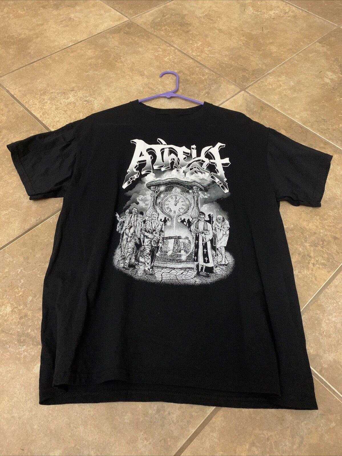 Atheist Band Metal Death Music Unisex Tee Cotton Adult Shirt S-5XL UU870 S