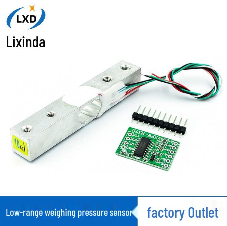Small Weighing Pressure Sensor with HX711 AD Module - Available in 1kg, 5kg, 10kg Options