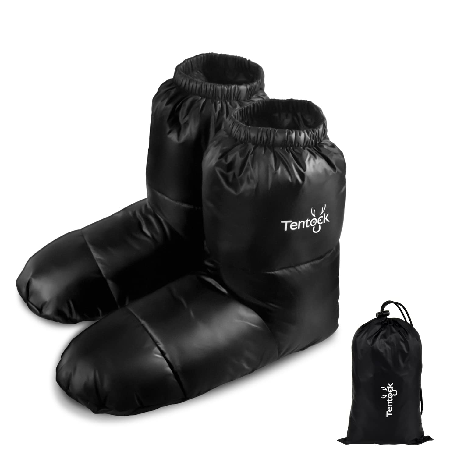 

Tentock Down Shoes and Outdoor Winter Cold Weather Down Tent Comfortable Feather Foot Black Socks, Gear, Plus, Unisex, Shoes, Short, Sleep, Socks,