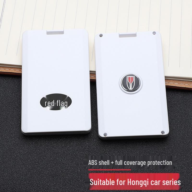 Hongqi Key Case: Stylish, Atmospheric Car Key Holder with Buckle Remote Shell & Personalized Decoration.