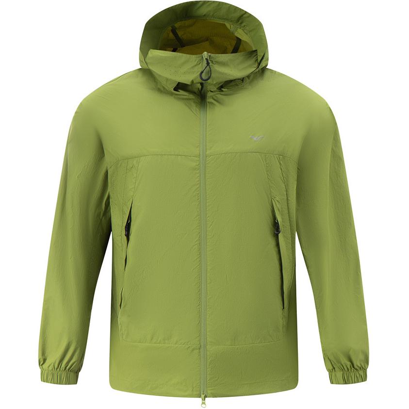 

Mizuno Hooded Woven Fashion Versatile Lightweight Breathable Sun Protection Jacket Unisex Jacket Spring-Leaf-Green K2CE53Y232 XXXL
