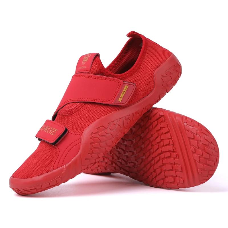 

Новые кроссовки для женщин и мужчин, спортивная обувь для фитнеса в помещении, для бега, становой тяги, йоги, мягкая подошва, тренировочная обувь 46 красный