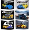 Spoons Sports JDM Racing Car Flag Four Holes Polyester Digital Prints Tapestry Outdoor Indoor Decoration Room Garage Garden