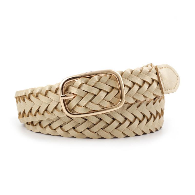 Chic Design Twisted Womens Waist Belt With Strong Alloy Buckle For Stylish Use Everyday