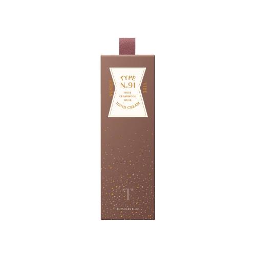 [TYPE No.] No.91 WONDER VIBE Perfumed Hand Cream 40ml Type No. Rose Musk. A Soft, Deep Fragrance That Expresses Calmness and Serenity. Hypoallergenic,