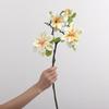 High-End Lifelike Magnolia Artificial Flower Ornaments for Living Room & Dining Table Decor