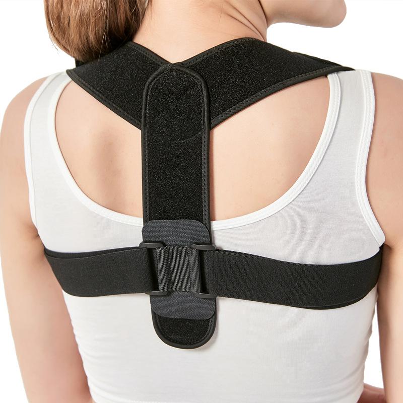 Adjustable Back Posture Correction Belt, Anti-hunchback Reading Fishing Sitting Posture Correction Belt, Household Collarbone Fixing Belt