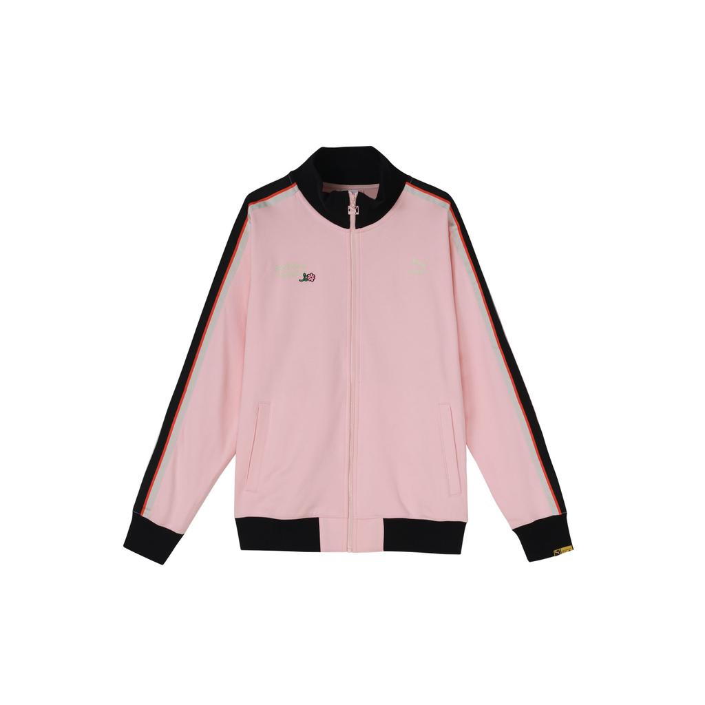 PUMA Randomevent Co-Branded Track Jacket Stand-Up Collar Knit Men Jacket Light-Pink 59666873