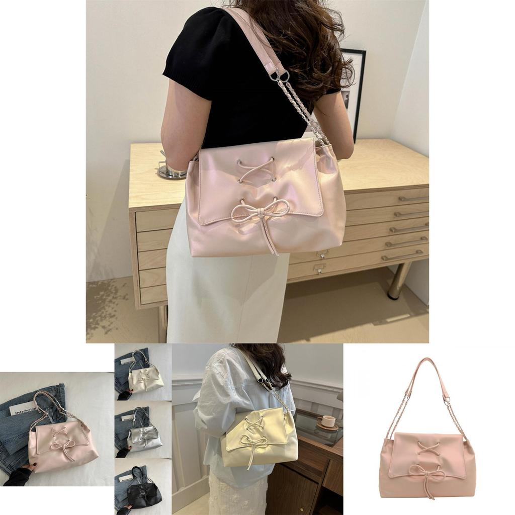 Stylish Korean Minimalist Solid Color Handbag For Women Casual Spring And Summer 2024