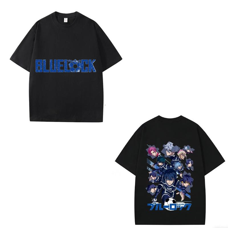 2026 New Summer Release Blue Lock Anime Allcharacter Jigsaw Print Unisexs Tshirt Casual Stylish