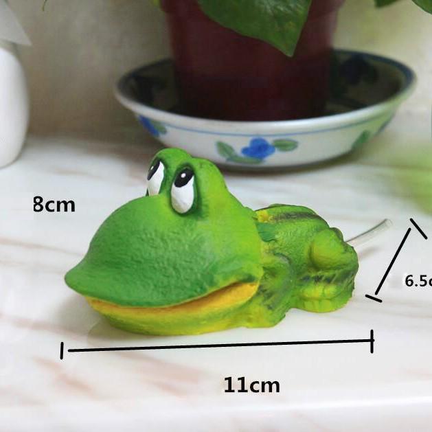 Frog Bubble Stone Aquarium Decoration and Oxygen Pump Ornament
