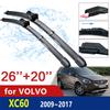 Car Wiper Blades for VOLVO XC60 2009 2010 2011 2012 2013 2014 2015 2016 2017 Coaster XC 6 Front Windshield Wipers Car Goods