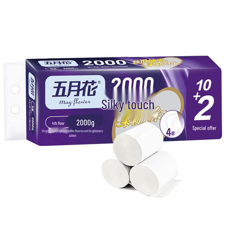 May Flower 4-Ply Coreless Toilet Paper