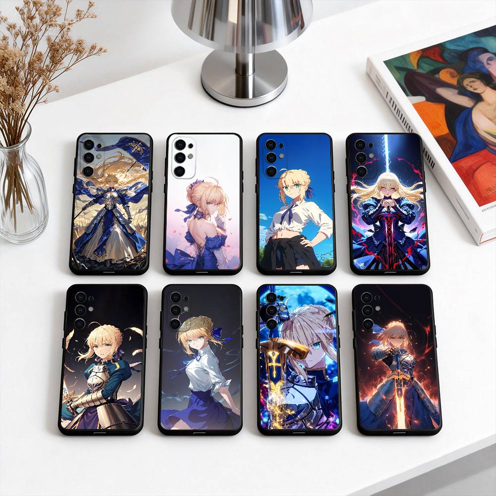 Fate Z-zero Stay Night cool S-Saber Phone Case For Samsung S25,S24,S21,S22,S23,S30,Ultra,S20,Plus,Fe,Soft Silicone Black Cover