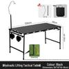 ZISIZ Portable Adjustable Camping & Tactical Table