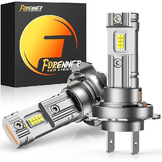 forenner Последняя обновленная H11/H9/H8 9005/HB3 Лампочки, Сверхъяркие 6500K Холодный Белый, H11 9005 Лампочки Противотуманные Фары, 1:1 Передние противотуманные фары мини-размера, H7