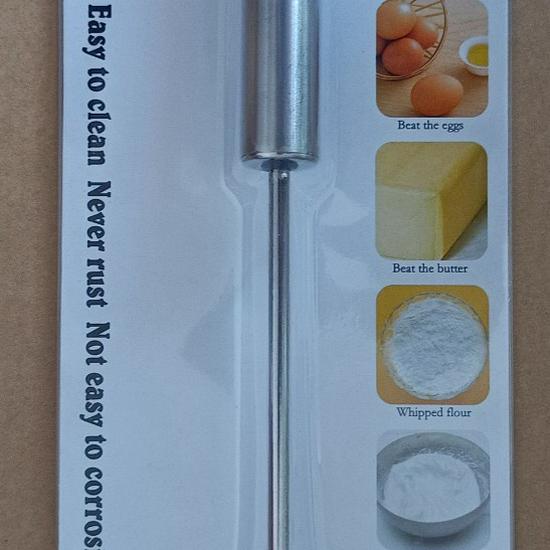 Stainless Steel Handheld Egg Beater & Cream Mixer Whisk