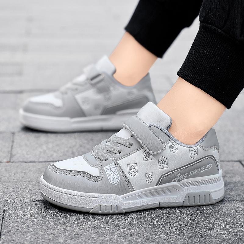 Children's Classic Fashion Versatile Velcro Thick Bottom Low Top Casual Board Shoes Outdoor Casual Sports Shoes 28-39